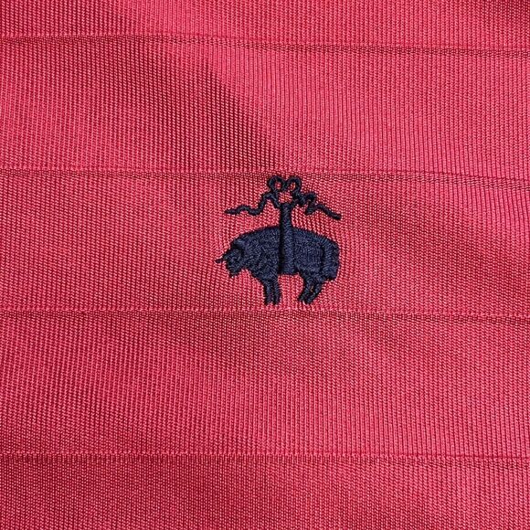 MEN BROOKS BROTHERS 1818 PERFORMANCE POLO SHIRT ORIGINAL FIT M Red ⛳️ Golf - Picture 6 of 8